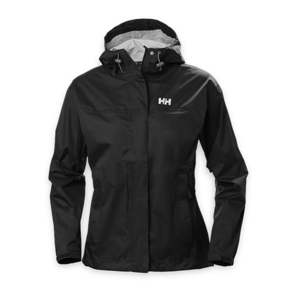 Helly Hansen Waterproof Shell Jacket Black Full Z… - image 1